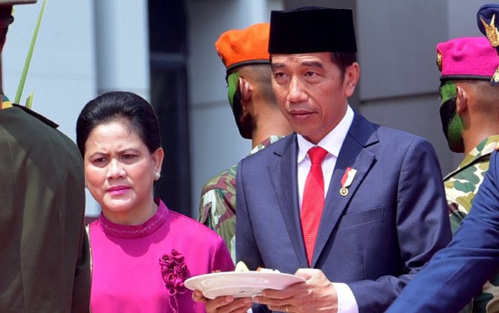 Foto Mesra Ibu Iriana Kancingkan Baju Presiden Jokowi Jadi Perbincangan Warganet
