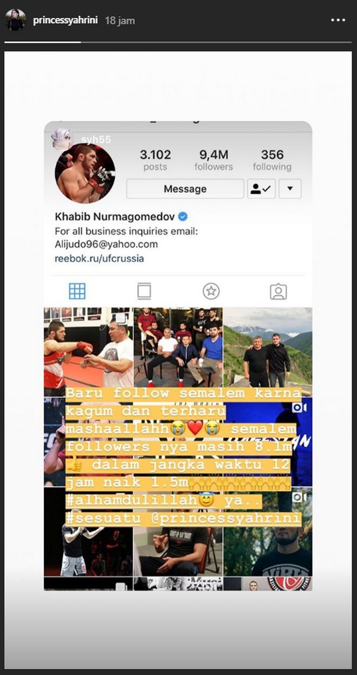 Syahrini Kagumi Khabib