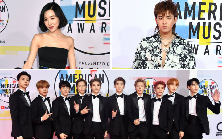 Tiffany, Kris Wu dan NCT 127 Ramaikan Red Carpet American Music Awards 2018