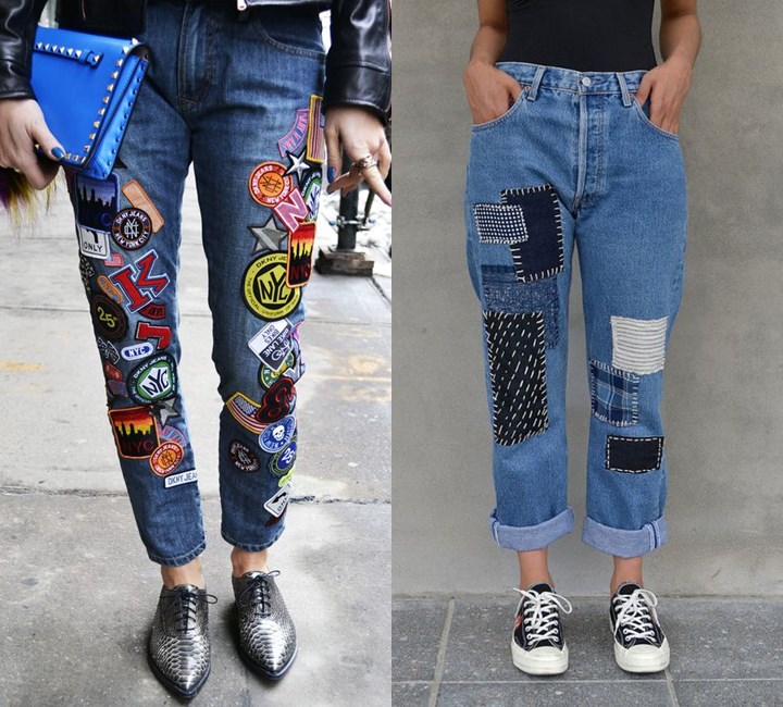 Denim Patch Jeans yang Bisa Disesuaikan Selera Kalian