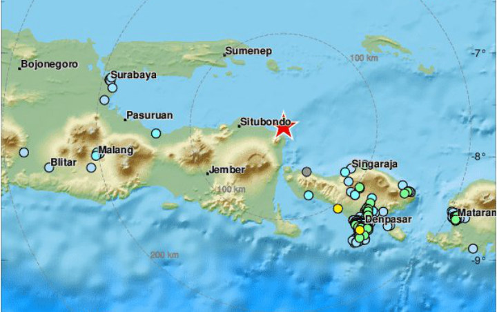 Gempa 6,4 SR di Situbondo, Getaran Terasa dari Malang hingga Bali