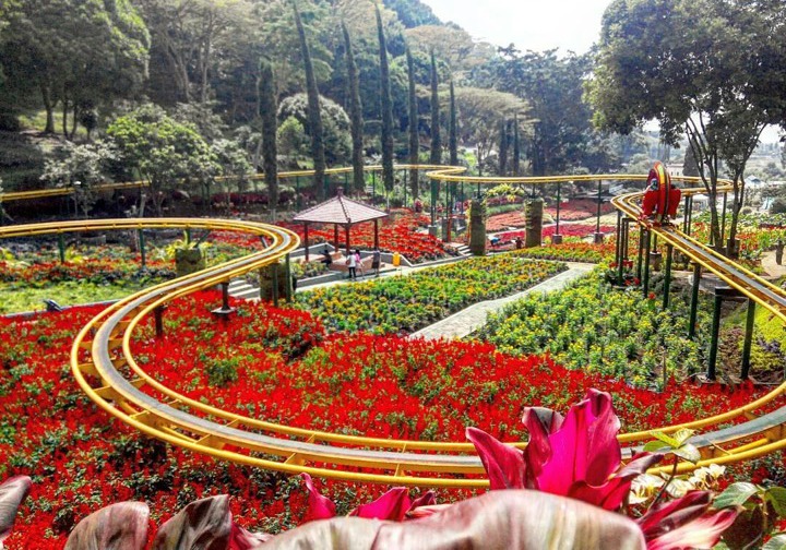 Taman Bunga Selecta di Malang Menyediakan Berbagai Pemandangan Indah untuk Berfoto