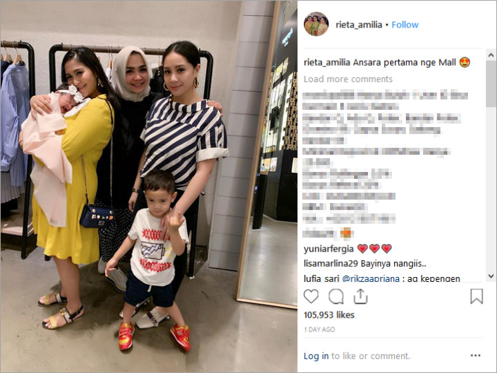 Nagita Foto Bareng Ibunda