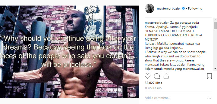 Sindir Judul FTV Bertema Azab, Deddy Corbuzier: Malunya 7 Turunan