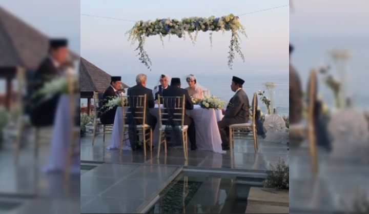 Foto Akad Nikah Alexa Key