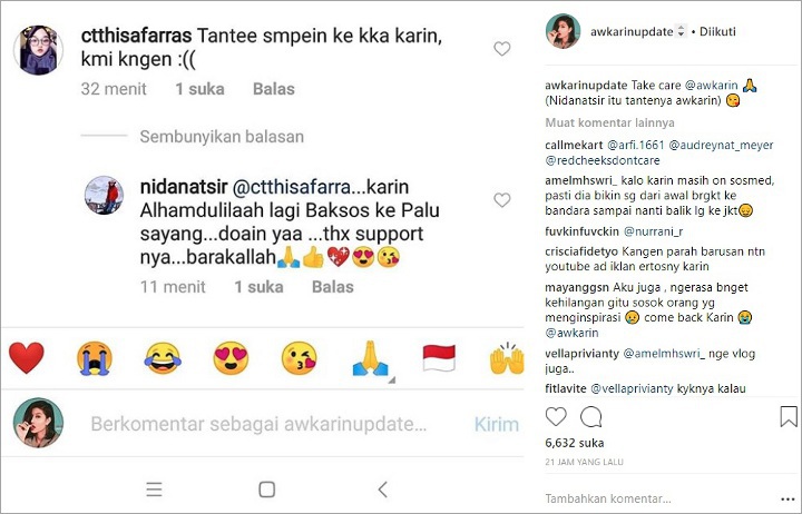 Komentar Tante Awkarin