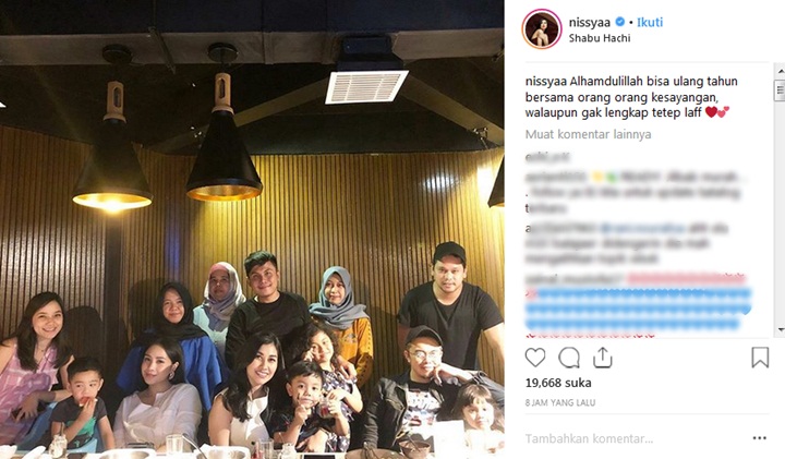 Ulang Tahun Nisya Ahmad