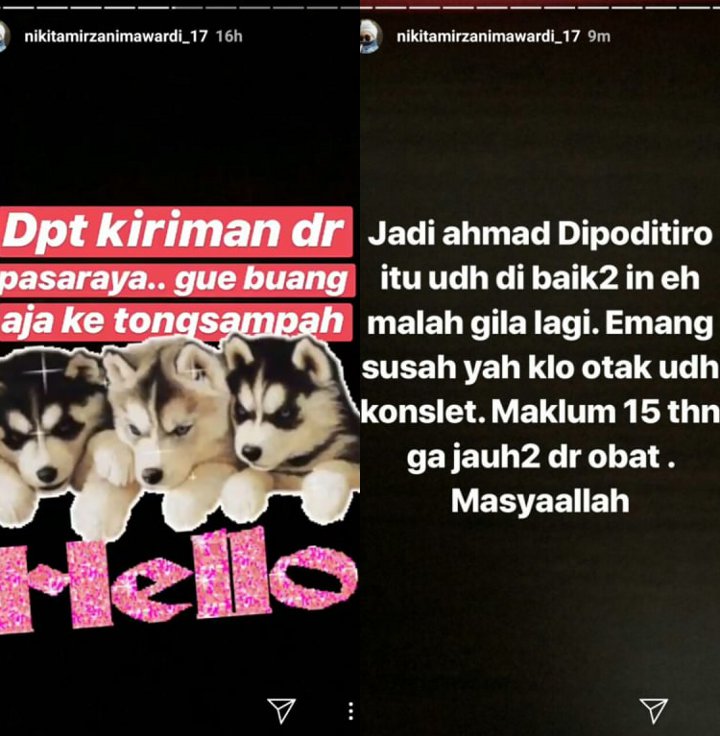 Nikita Mirzani Kembali Dibuat Geram oleh Dipo Latief