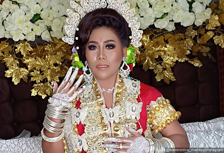 Tampil Mewah, Evi Masamba Cantik Pakai Baju Bodo dan Aksesoris Meriah