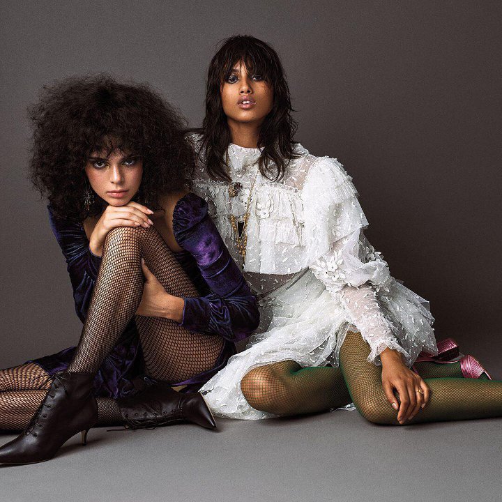 Kendall rambut afro