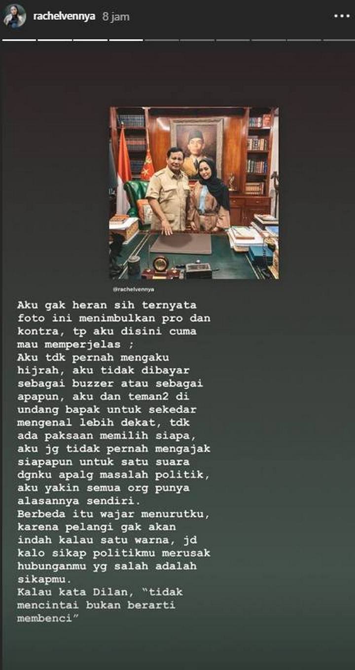 Rachel Venya dan Prabowo