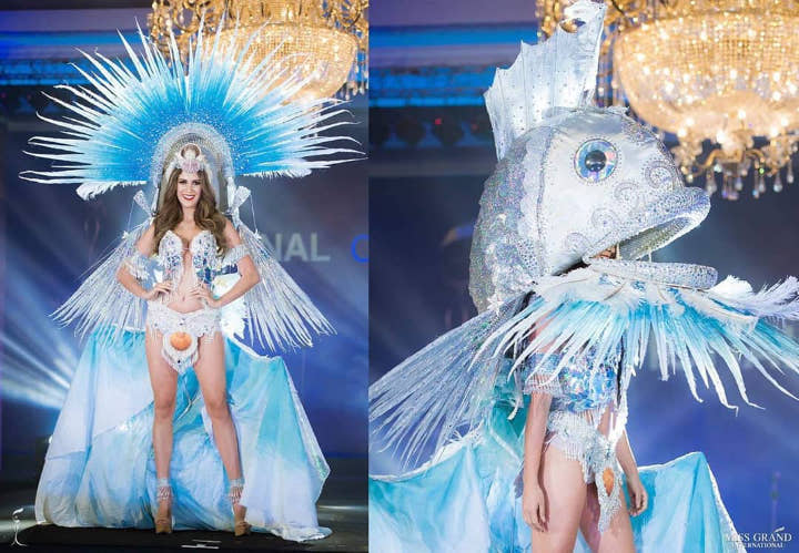 Kategori Best National Costume Jatuh Pada Miss Grand Peru 2018