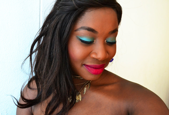 Make Up Look Ala South African yang Tampil dengan Permainan Warna