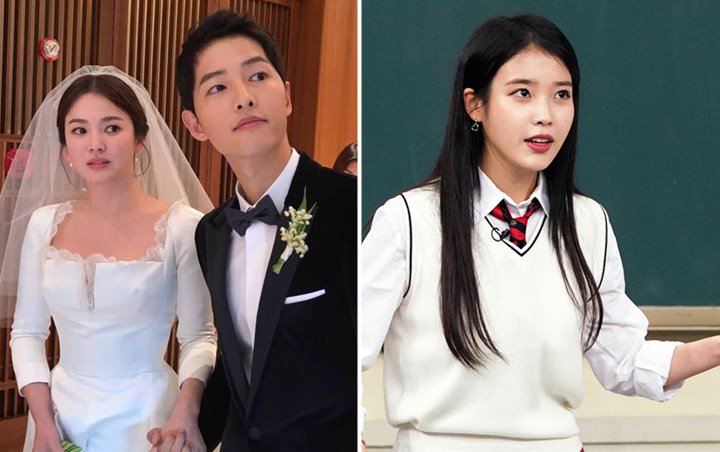IU Gugup Song Song Couple Datang ke Konsernya