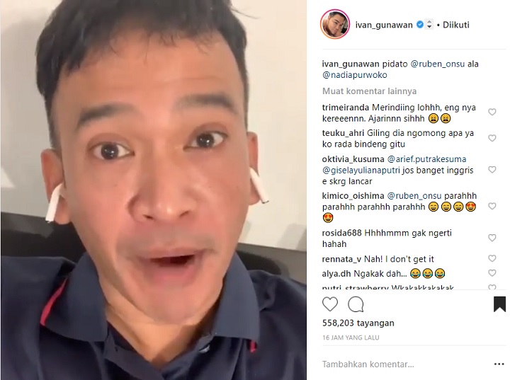 Unggahan Video Ivan Gunawan