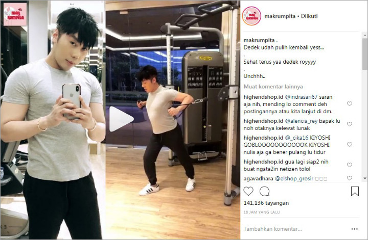 Roy Kiyoshi Pamer Video Fitnes Usai Dikabarkan Sakit, Netter Salfok Bahas Benda Ini