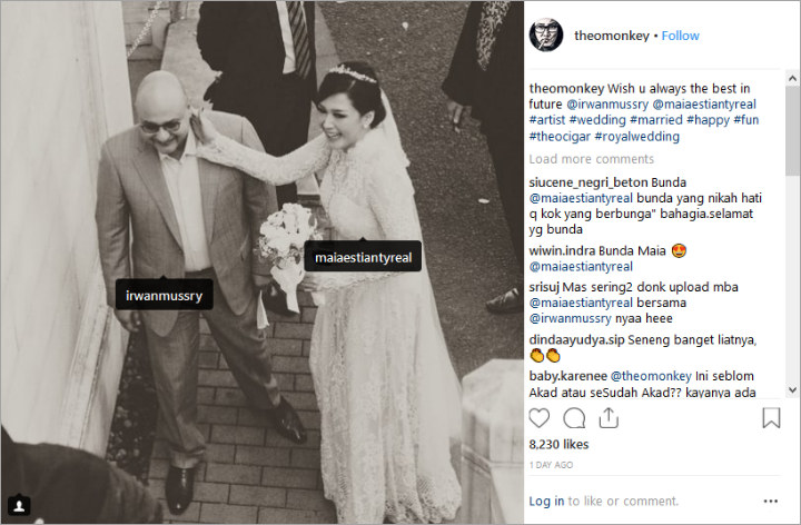 Maia Jadi Istri Presdir Dan Romantis Usap Leher Suami, Terungkap Alasan Ortu Marah Ke Dhani