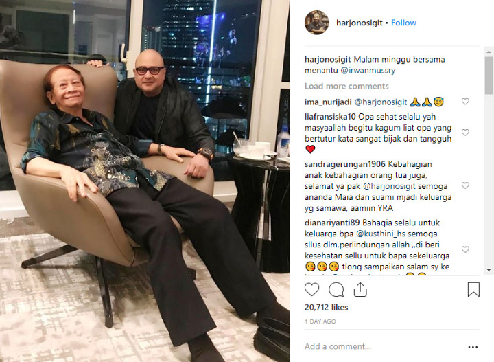 Irwan Mussry Muliakan Ayah Maia