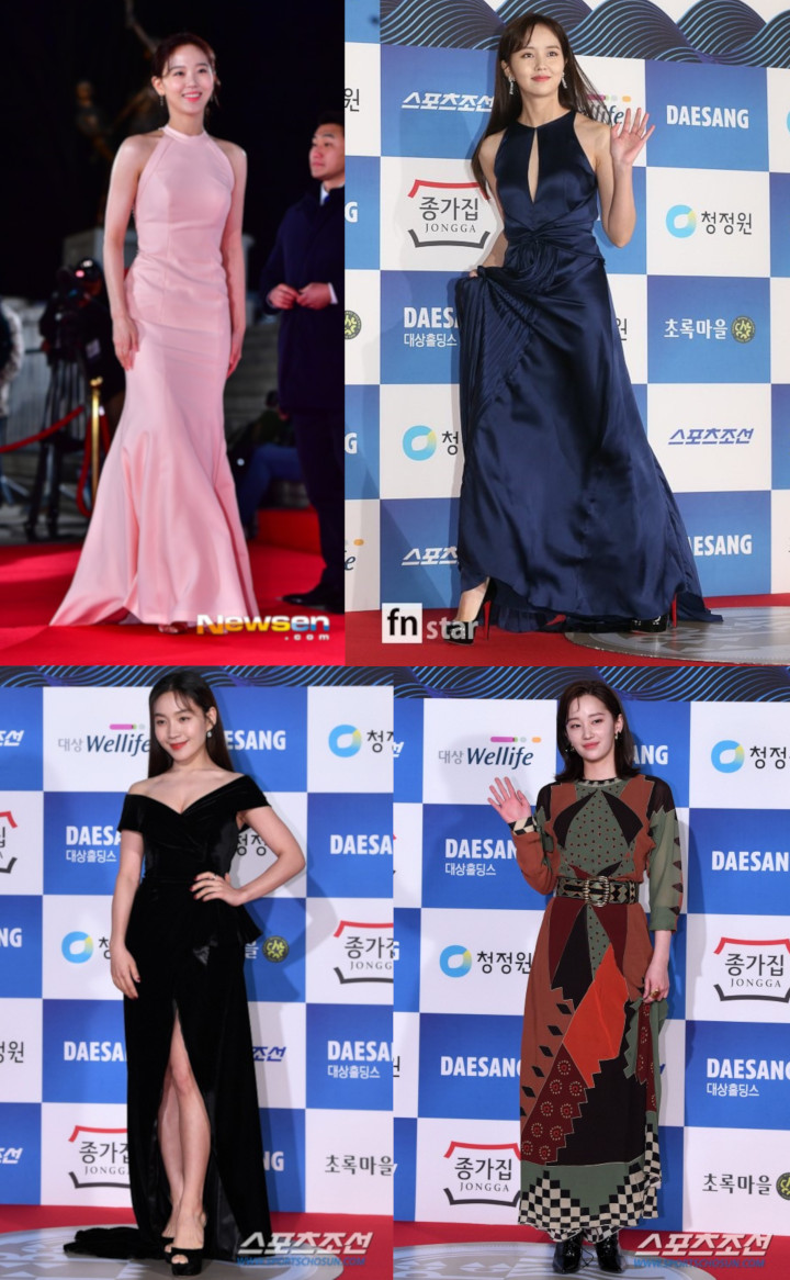 Didominasi Gaun Putih, Ini Penampilan Park Bo Young Hingga Kim So Hyun di Blue Dragon Film Awards