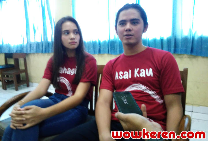 Selesai Promosi, Aliando dan Aurora Ribero Tetap Ramah Wawancara dengan Media