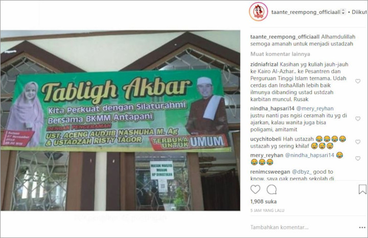 Spanduk Risty Tagor
