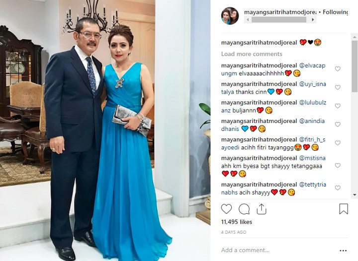 Cara Mayangsari Balas Pujian Dari Artis