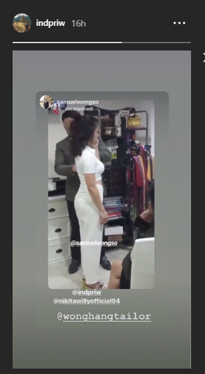 Videonya Sedang Fitting Baju Diunggah Sang Kekasih, Nikita Willy Akan Segera Menikah?