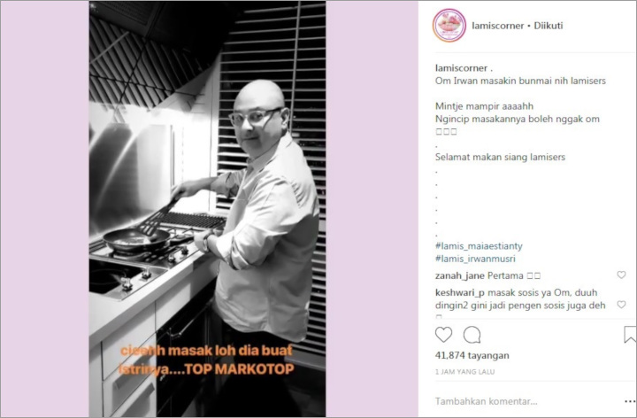 Pamer Dimasakin Irwan Mussry, Netter Heboh Soroti Dapur Kinclong Maia Estianty