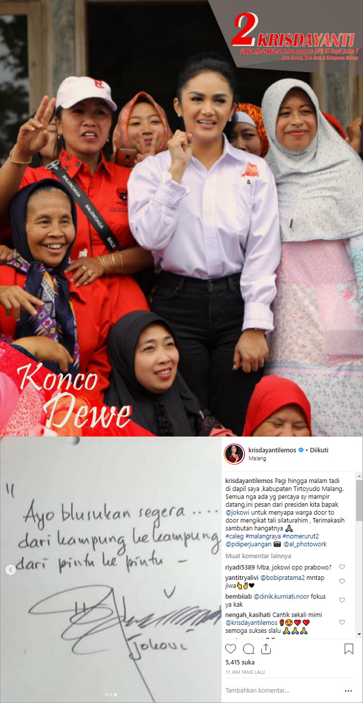 Ekspresi Krisdayanti