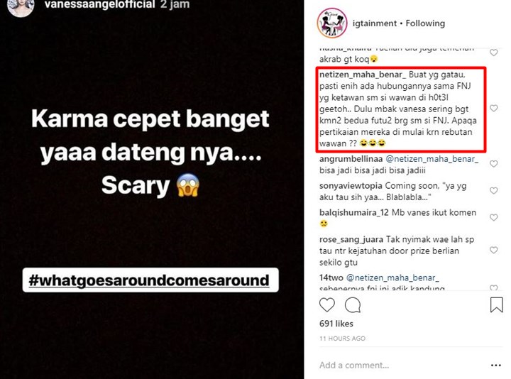 Vanessa Angel Sindir Karma