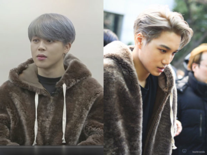 Kai EXO dan Jimin BTS Jadi Sorotan Gara-Gara Pakai \'Barang Couple\' Ini