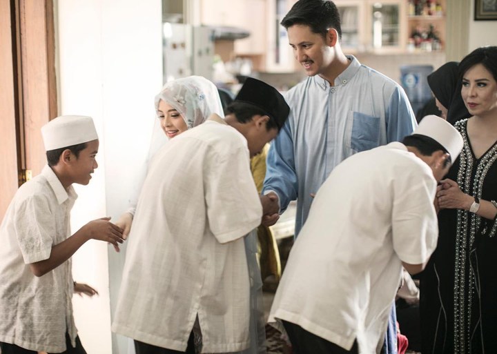 Acara Syukuran Empat Bulan Kehamilan Tasya Kamila Mengundang Anak Panti