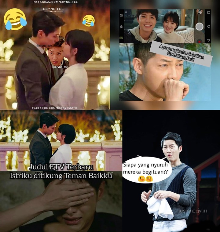 Song Hye Kyo - Park Bo Gum Ciuman di \'Encounter\', Meme Song Joong Ki Mulai Bermunculan