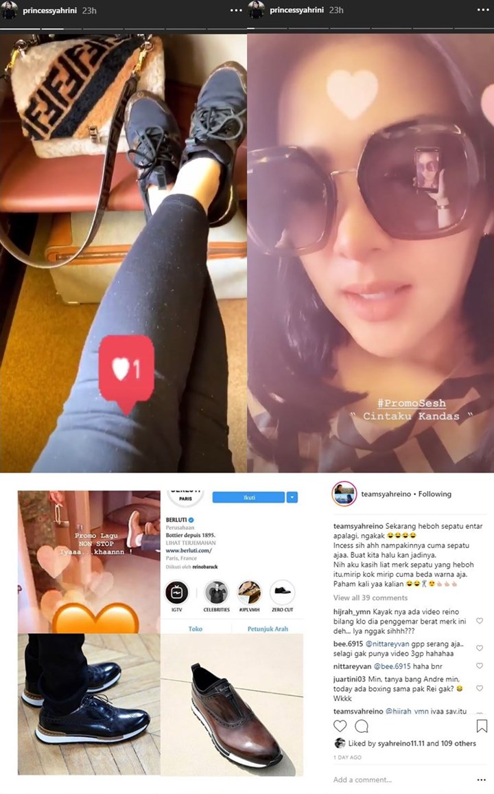 Syahrini-Reino