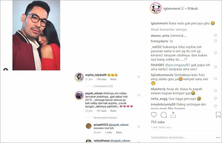 Robby Purba-Sophia Latjuba Nikah Mei 2019?