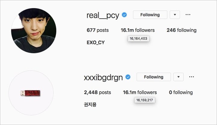 Kalahkan G-Dragon, Chanyeol EXO Jadi Artis dengan Followers Instagram Terbanyak Di Korea