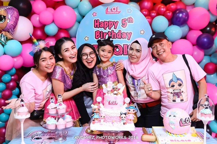 Tampil Ceria, Ria Ricis Ikut Meriahkan Acara Pesta Ulang Tahun Bilqis