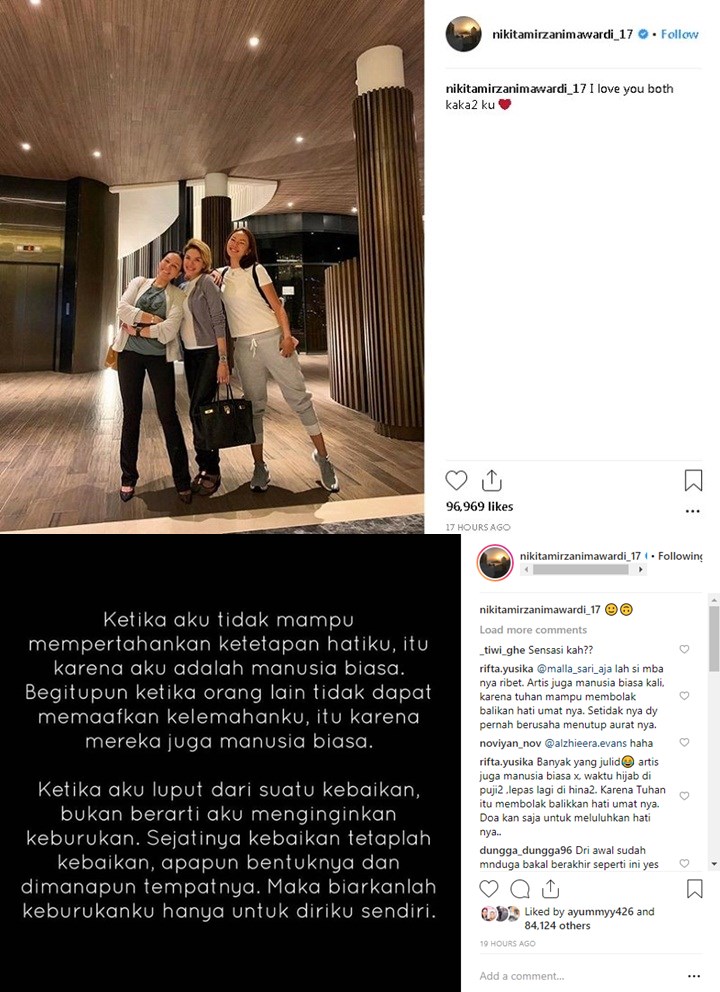 Alasan Nikita Mirzani Mantap Lepas Hijab