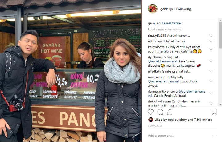 Wajah Ganteng Azriel Hermansyah Curi Perhatia