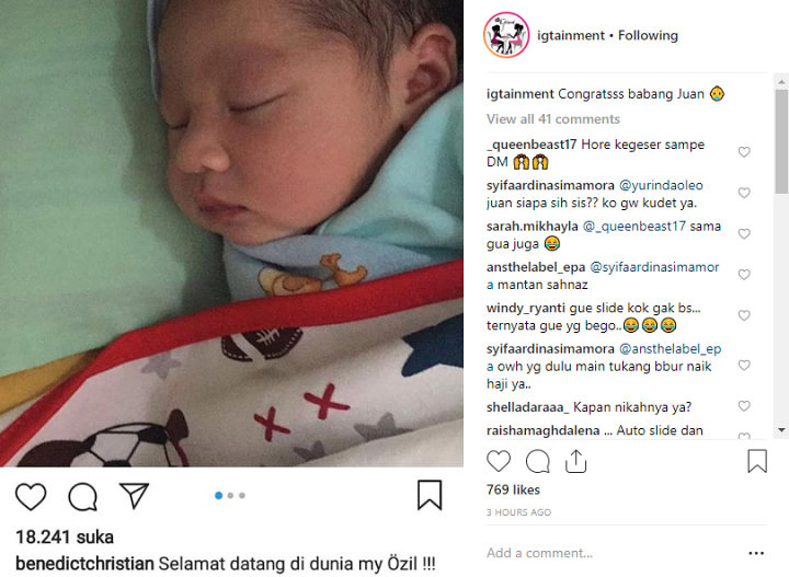 Empat Bulan Nikah, Juan Christian Sudah Dikaruniai Anak Pertama