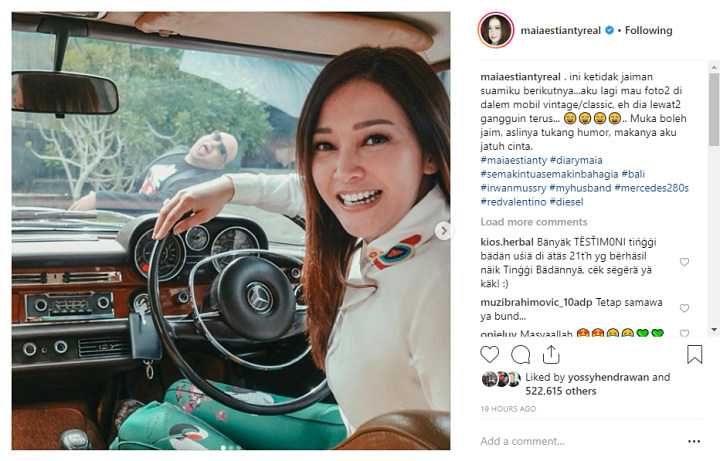 Maia Estianty Pamer Aksi Kocak Suami