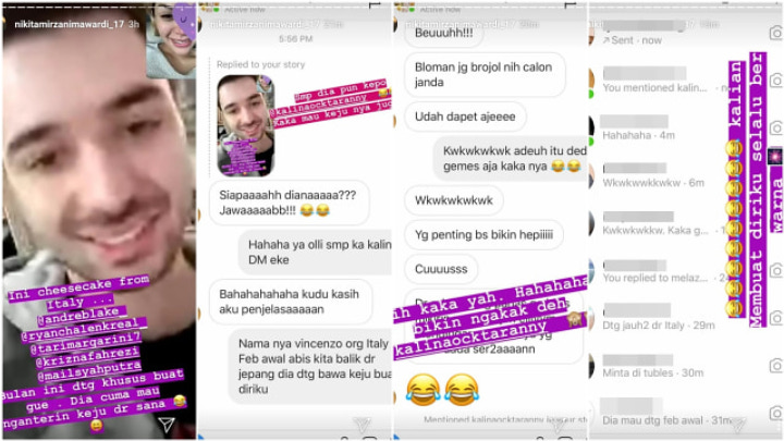 Screenshot Nikita dan Pria Bule