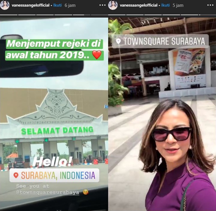 Postingan Menjemput Rezeki Vanessa Angel