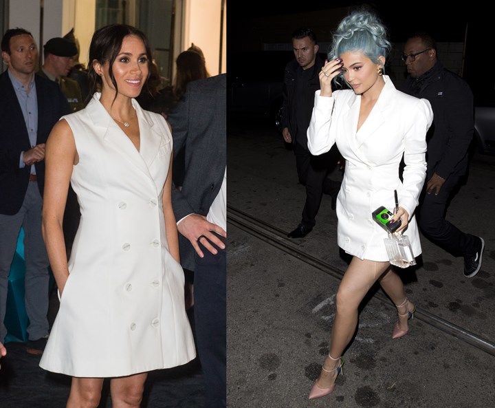 Kylie Jenner dan Meghan Markle gunakan gaun serupa