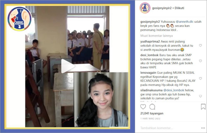 Si Imut Anneth Delliecia Menang \'Indonesian Idol Junior\' Dikerubuti di Sekolah, Netter Kasihan
