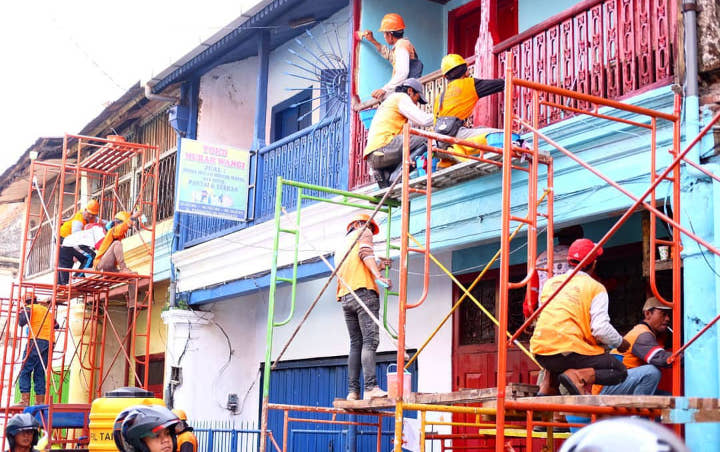 Kota Tua Surabaya Dicat Warna-Warni Sebagai Upaya Revitalisasi, Pemkot Malah Diprotes