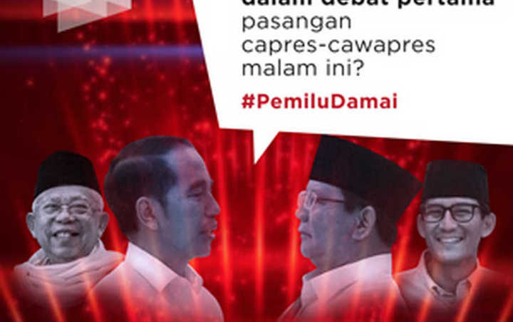  Ira Kusno Hingga Jokowi-Prabowo, Debat Pilpres 2019 Jadi Trending Topic 