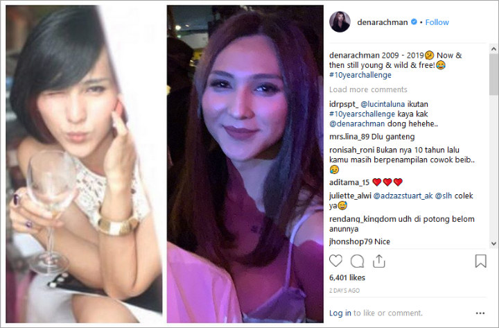 Dena Rachman 10 Yeras Challenge