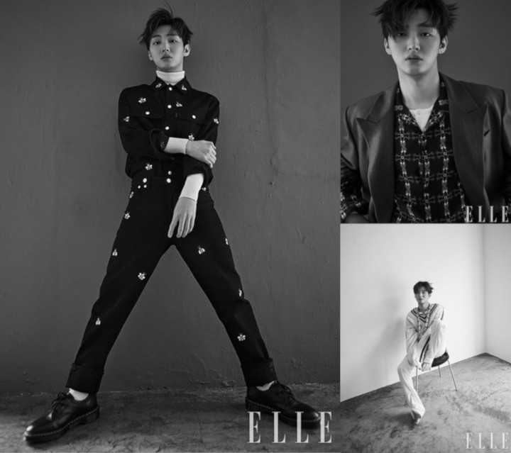 Yoon Jisung untuk majalah Elle
