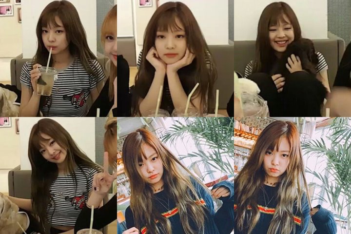 Netter Kagumi Penampilan Cantik Jennie Black Pink dengan Rambut Berponi